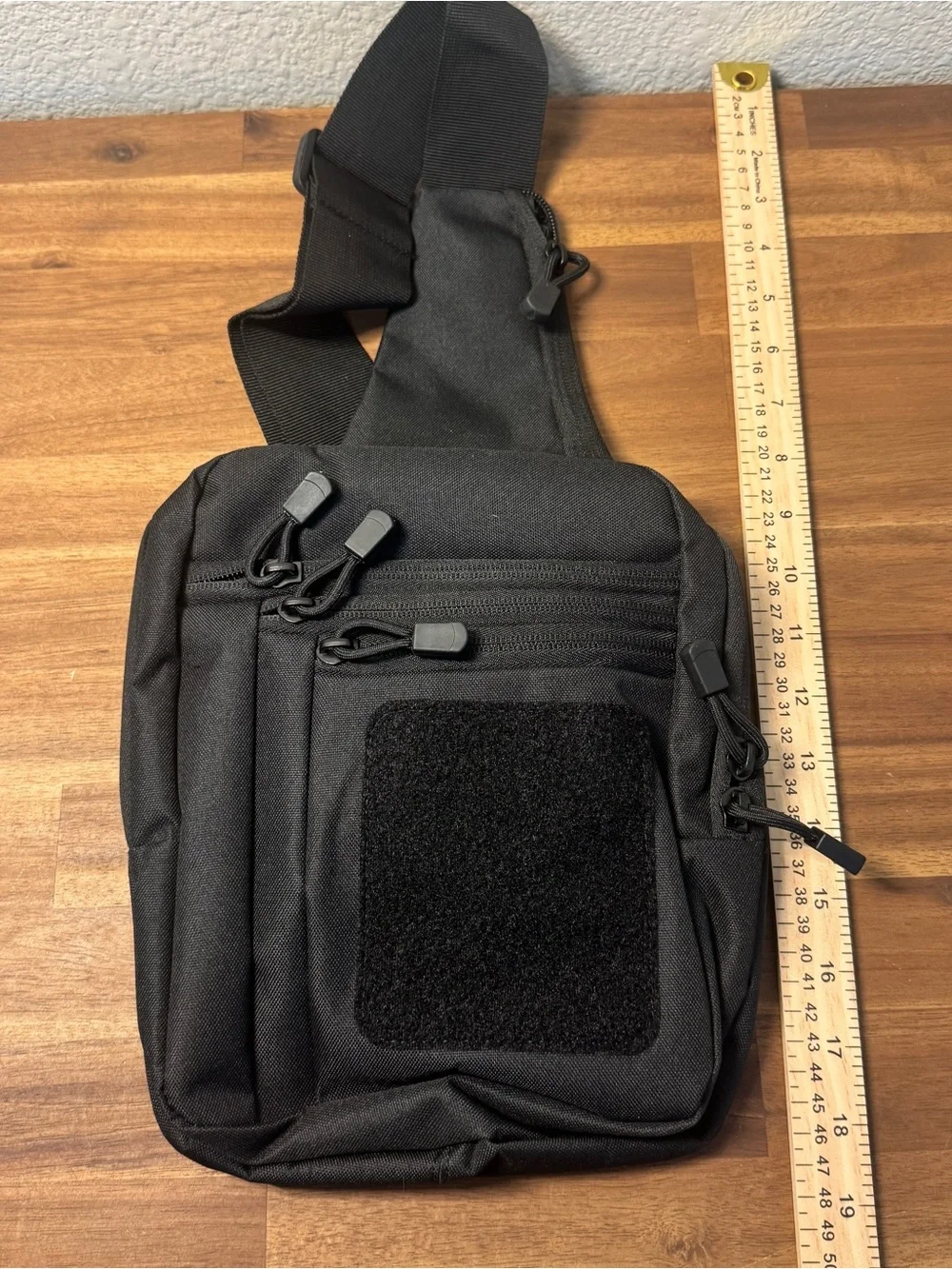 Black Men’s Sling Crossbody Bag - Tactical Everyday Carry